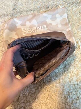 Dagne Dover Travel Toiletry Pouch in Taupe